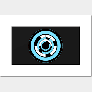 Futuristic Circle (Variant 2) Posters and Art